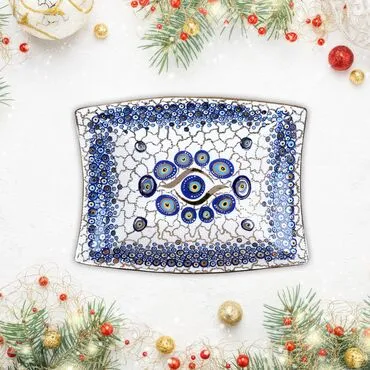 Wholesale Gold Series Chinese Evil Eye Pattern Asymmetrical Kayak