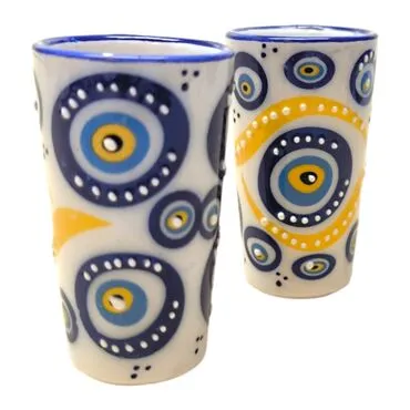 Wholesale China 2 Shot Glass Nazar - 3