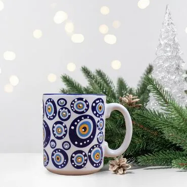Wholesale Custom Embossed Evil Eye Mug - 2