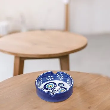 Toptan Nazar Küçük Paşabahçe Özel Kabartma Küllük  - 3