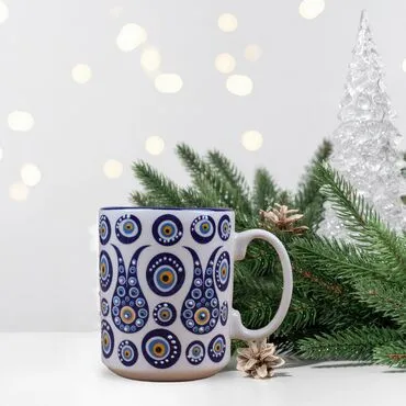 Wholesale Custom Embossed Evil Eye Mug - 3