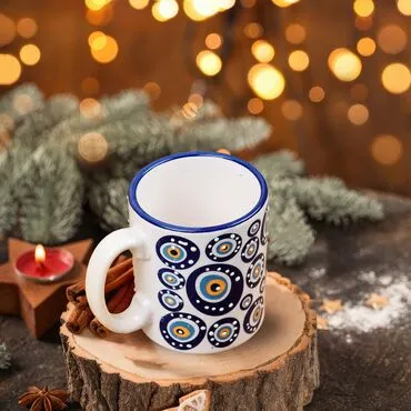 Wholesale Custom Embossed Evil Eye Mug - 11