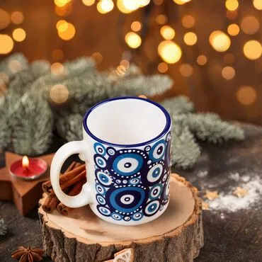 Wholesale Custom Embossed Evil Eye Mug - 12