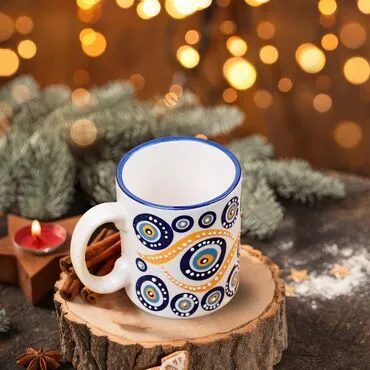 Wholesale Custom Embossed Evil Eye Mug - 13