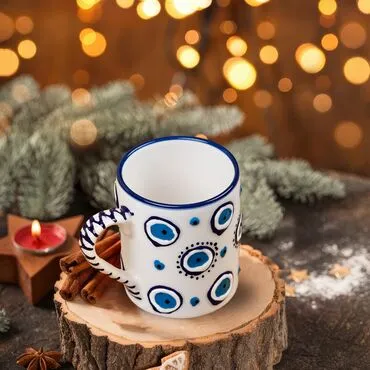 Wholesale Custom Embossed Evil Eye Mug - 14