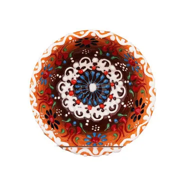 Wholesale Turkish Ceramic 8 Cm Lace Bowl - 24