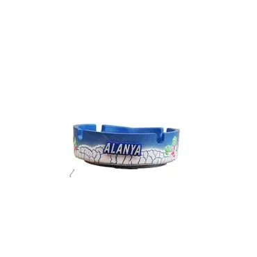 Wholesale Alanya Themed Pasabahce Injection Ashtray - Standart - 2