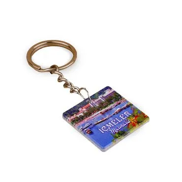 Wholesale Myros UV Round Keychain 40.57x40.57 mm - Standart - 2