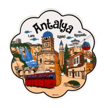 Wholesale Antalya Themed Large Daisy Trivet Silk Screen