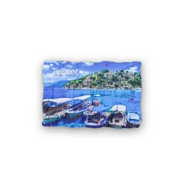 Wholesale Turunç Themed Myros UV Mosaic Refrigerator Magnet 80*50 mm
