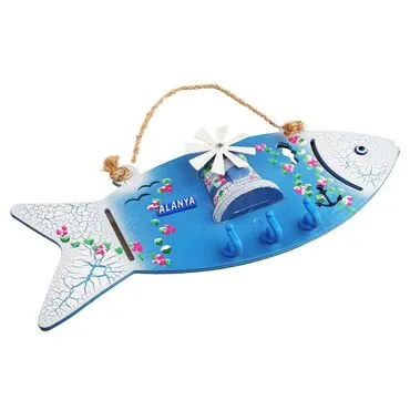 Wholesale Alanya Themed Injection Fish Keychain