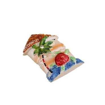 Wholesale Stone Embellished and Mother of Pearl Polyester Refrigerator Magnet - 5
