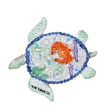 Wholesale Stone and Mother of Pearl Embellished Polyester Refrigerator Magnet - Standart - 2