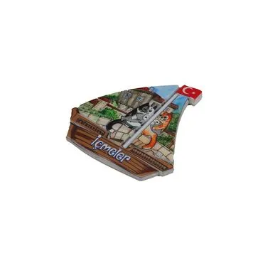 Wholesale Myros UV Sailboat Shaped Refrigerator Magnet 77*80 mm - 5