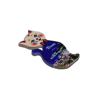 Wholesale Turunç Themed Myros UV Cat Shaped Refrigerator Magnet 43*87 mm - Standart - 3
