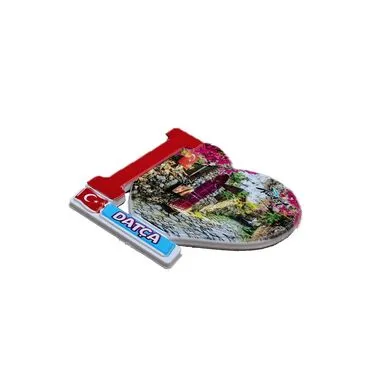 Toptan Datça Temalı Myros Uv Kalp Şeki̇lli̇ Magnet 86*62 Mm - 6