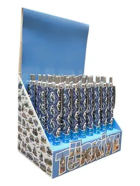 Toptan Çini Temalı Basmali Tükenmez Kalem - Standart - 5