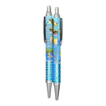 Wholesale Fethiye Themed Click Ballpoint Pen - Standart - 2
