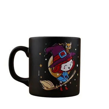 Wholesale Witch Themed Colorful Ceramic Mug