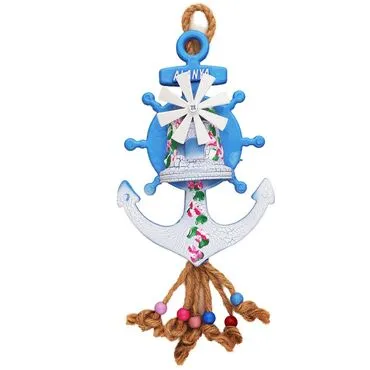 Wholesale Alanya Themed Small Anchor Refrigerator Magnet - Standart - 2