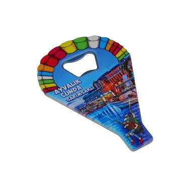 Wholesale Ayvalık Region Themed Myros UV Parachute Bottle Opener - 7