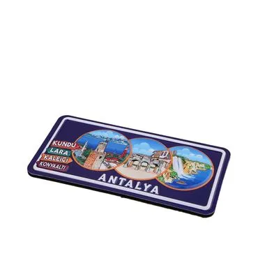 Antalya Themed Embossed Pvc Oppression Fridge Magnet - 7