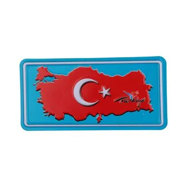 Wholesale Flag Themed Embossed PVC Refrigerator Magnet 60*120 mm