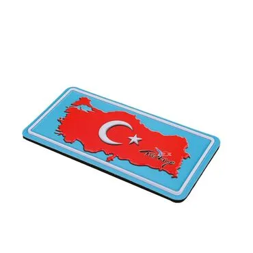 Wholesale Flag Themed Embossed PVC Refrigerator Magnet 60*120 mm - Standart - 2
