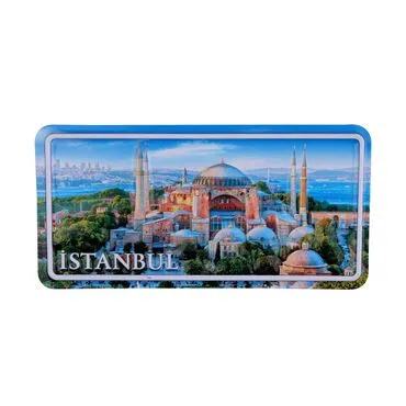 Toptan İstanbul Temalı Kabartmalı Pvc Baskı Magnet - 6