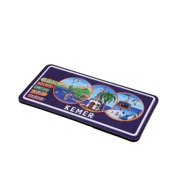 Kemer Themed Embossed Pvc Oppression Fridge Magnet - 13
