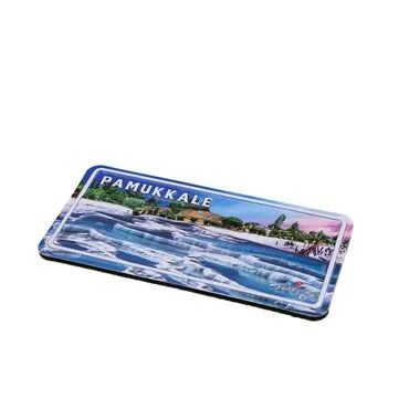 Pamukkale Themed Embossed Pvc Oppression Fridge Magnet - 13