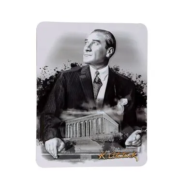Wholesale Atatürk Themed Embossed PVC Refrigerator Magnet 70x90 mm