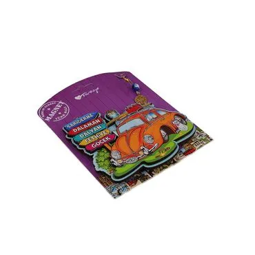Wholesale Fethiye Region Themed Myros Carded UV Wooden Refrigerator Magnet - 10
