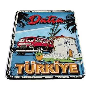 Toptan Datça Temalı Myros 20*29 Cm Ahşap Tabela 