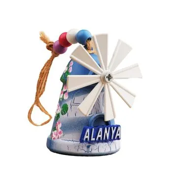 Wholesale Alanya Themed Injection Mill Refrigerator Magnet
