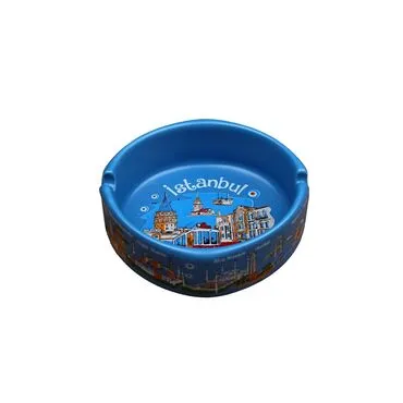 Wholesale Istanbul Themed Large Ashtray 100x40 mm