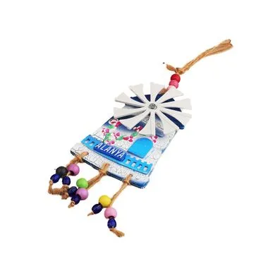 Wholesale Alanya Themed Mini Windmill with Fence Injection Molded - Standart - 2