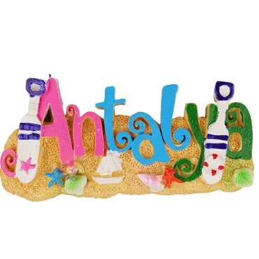 Wholesale Antalya Themed Imported Polyester Refrigerator Magnet - 6