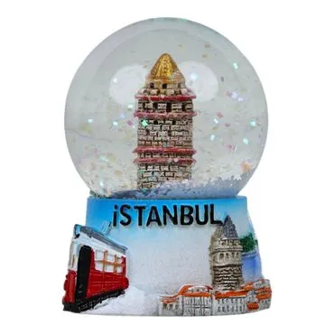 Wholesale 45 mm Polyester Istanbul Kizkulesi Water Bottle - Standart - 4