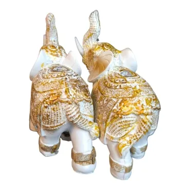 Wholesale Polyester Elephant 10 cm 2 Piece Set - 7