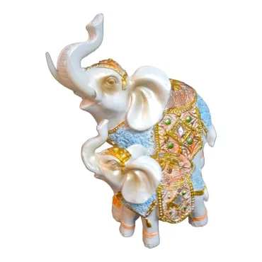 Wholesale Polyester Elephant 19 cm Set of 2 - 9