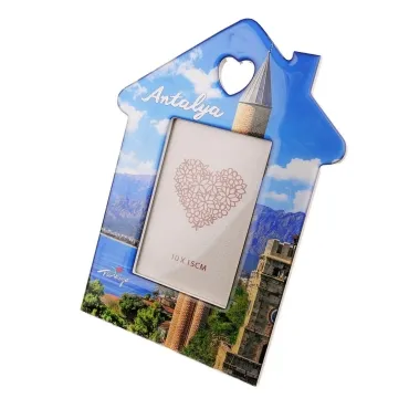 Wholesale Antalya Themed House Shaped Photo Frame 10x15 cm - 01 - 3