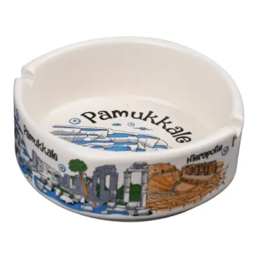 Wholesale Pamukkale Themed Large Ashtray 100*40 mm - 9