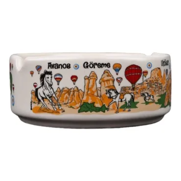 Wholesale Cappadocia Themed Large Regional Ashtray 100*40 mm - 4