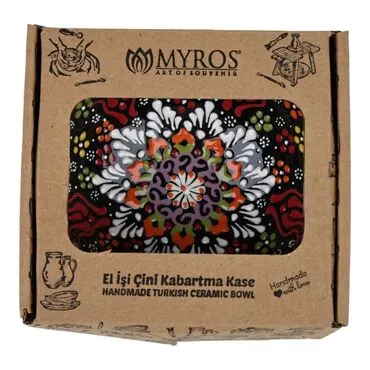 Toptan Myros 13 Cm Kabartma Kase (kutulu)