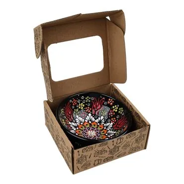 Toptan Myros 13 Cm Kabartma Kase (kutulu) - 5