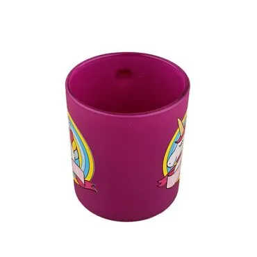 Wholesale Unicorn Themed Myros Painted Glass Mug - 2