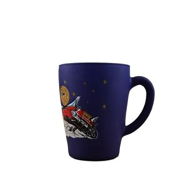 Wholesale Astronaut Themed Oval Glass Mug 27 Cl - 2