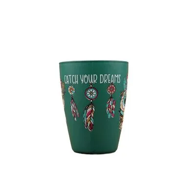 Wholesale Owl Themed Oval Glass Mug 27 Cl - Standart - 2