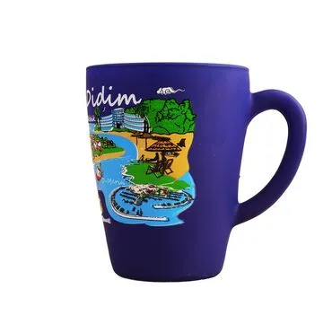Wholesale Didim Themed Oval Glass Mug 27 Cl - 3